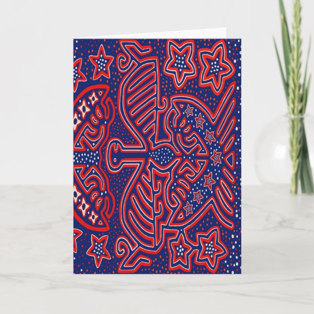 USA Eagle Democratic Patriot Karte (Vorderseite)