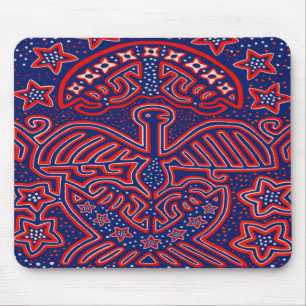 USA Eagle Democratic Patriot Mousepad
