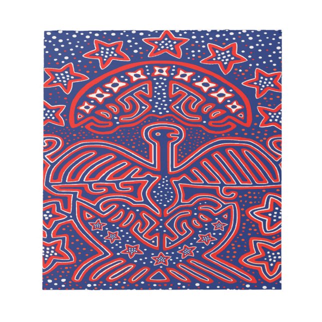 USA Eagle Democratic Patriot Notizblock (Vorderseite)