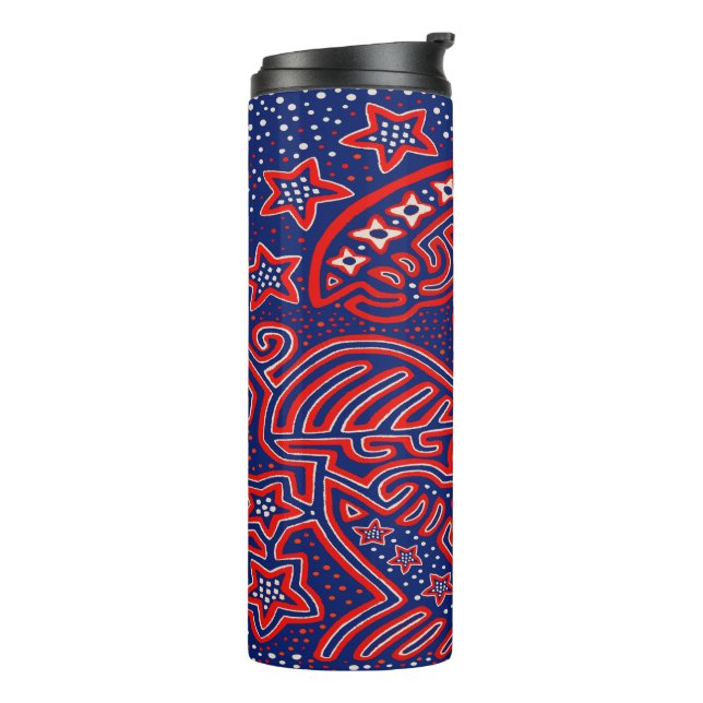 USA Eagle Democratic Patriot Thermosbecher (Nach links gedreht)