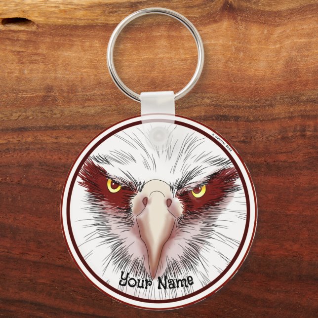 USA Eagle Head Schlüsselanhänger (Vorderseite)