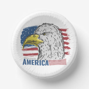 USA Eagle Pappteller