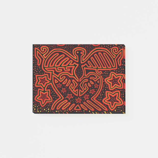 USA EAGLE PATRIOT - KAMPF FÜR DEMOKRATIE! POST-IT KLEBEZETTEL (Vorderseite)