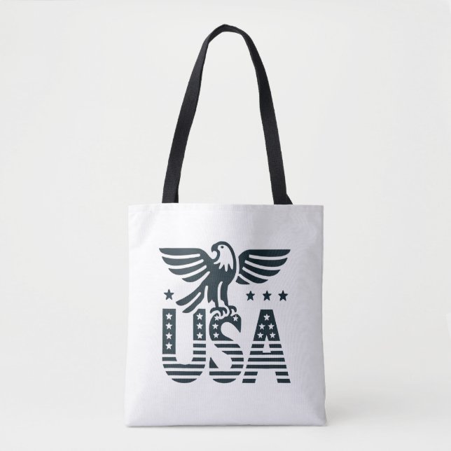 USA Eagle Patriotic Design - US Flagge Style (Vorderseite)