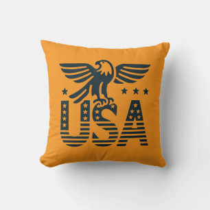USA Eagle Patriotic Design - US Flagge Style Kissen