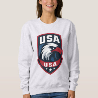 USA Eagle Sports Wappen Sweatshirt