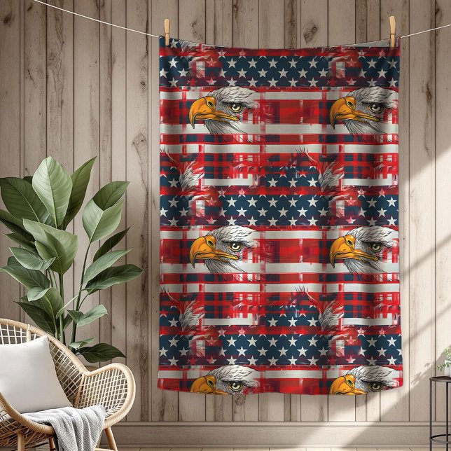 USA Eagle Throw Celebrate Freedom in Cozy Style Fleecedecke (USA Eagle Throw Celebrate Freedom in Cozy Style)