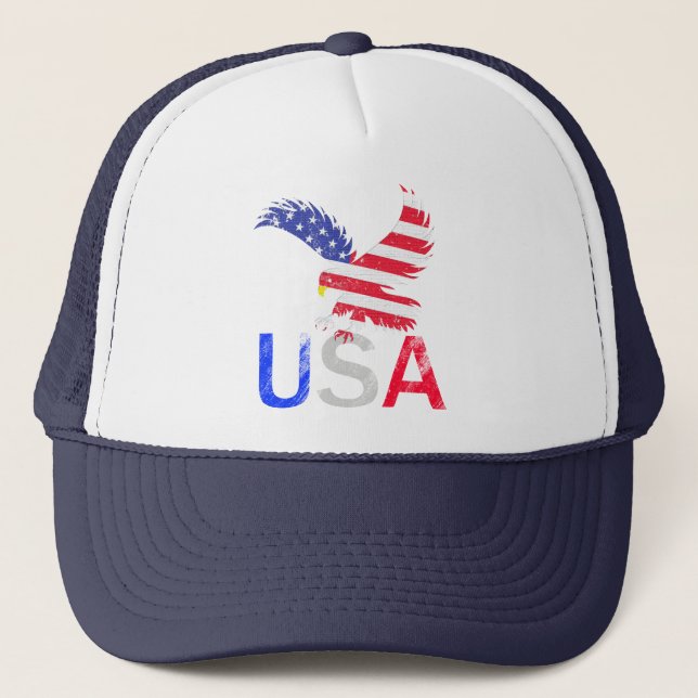 USA Eagle Truckerkappe (Vorderseite)