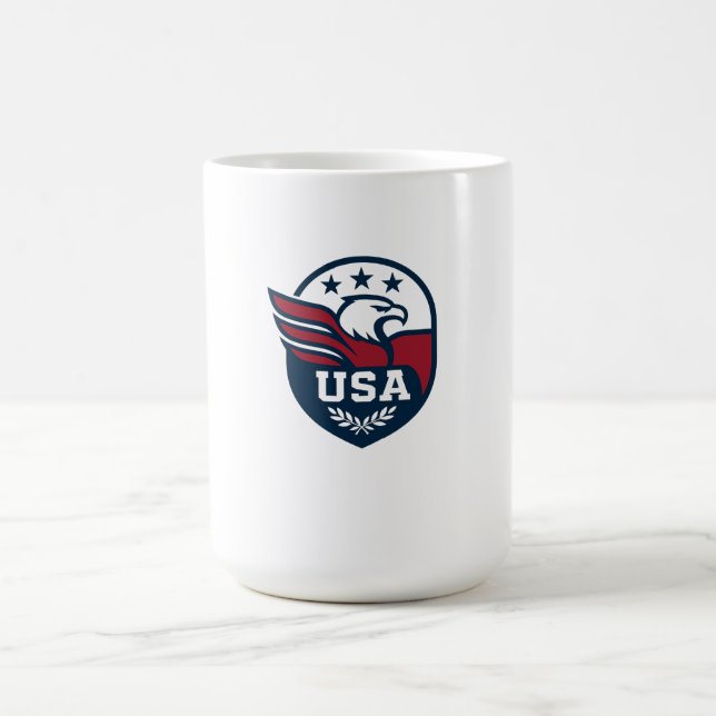 USA Eagle Wappen Kaffeetasse (Mittel)