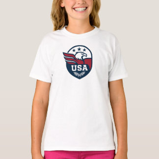 USA Eagle Wappen T-Shirt