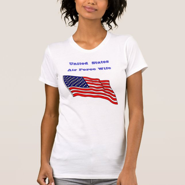 USA-EHEFRAU T-Shirt (Vorderseite)