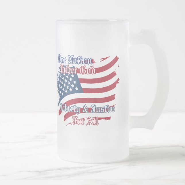 USA Eine Nation unter der Tasse Gottes Stein (Rechts)
