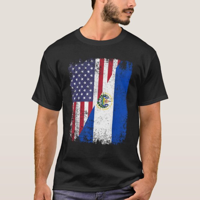 USA El Salvador Fl T-Shirt (Vorderseite)