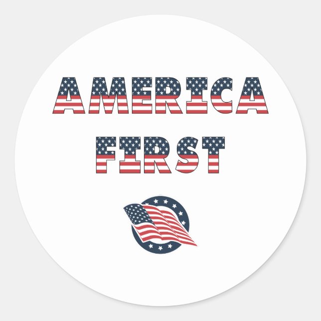 USA Elections Party Collection Runder Aufkleber (Vorderseite)