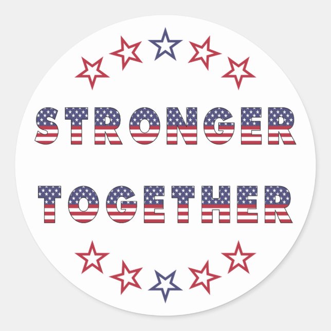 USA Elections Party Collection Runder Aufkleber (Vorderseite)