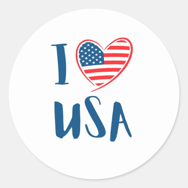 USA Elections Party Collection Runder Aufkleber (Vorderseite)