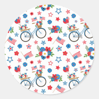 USA Elections Party Collection Runder Aufkleber