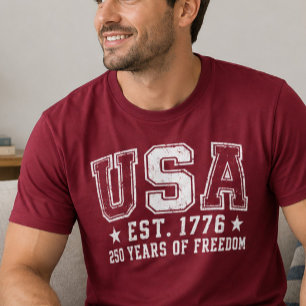 USA Est 1776 Freiheits-Shirt T-Shirt