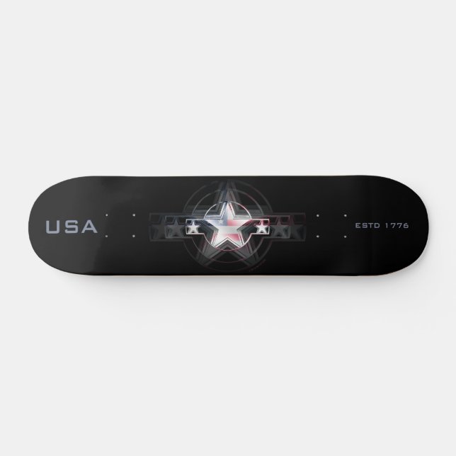 USA Estd. 1776 Skateboard (Horizontal)