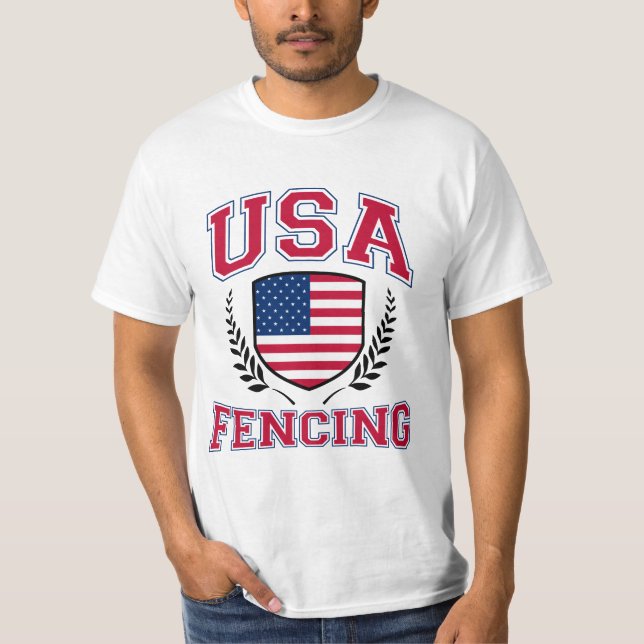 USA Fechten T-Shirt (Vorderseite)