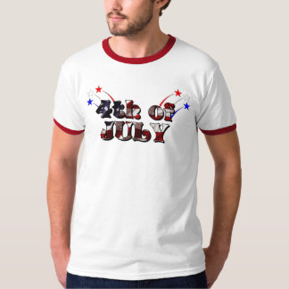 USA feiern die 4. - Feuerwerke T-Shirt