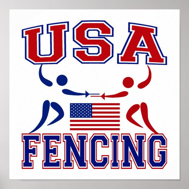USA Fencing Poster (Vorne)