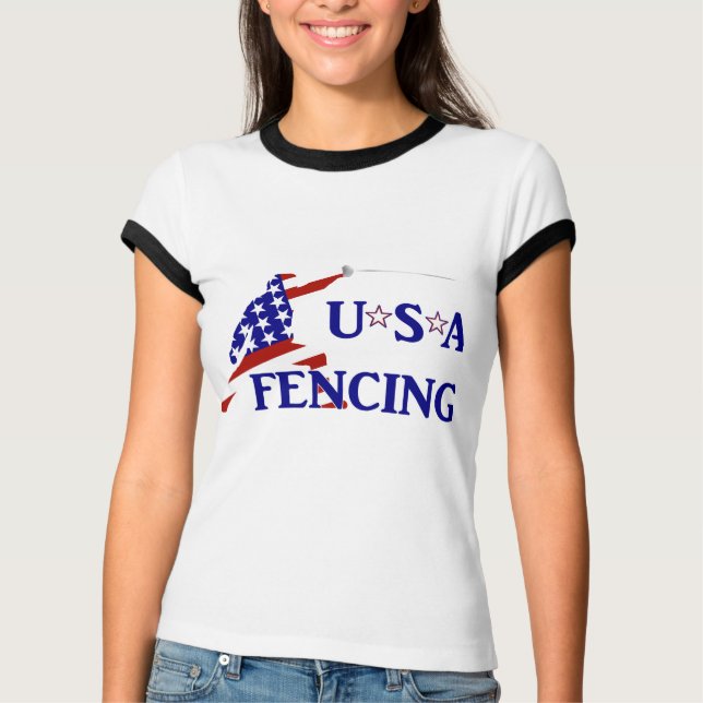 USA Fencing T-Shirt (Vorderseite)