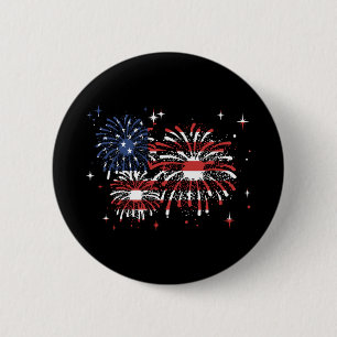 USA Feuerwerk Button