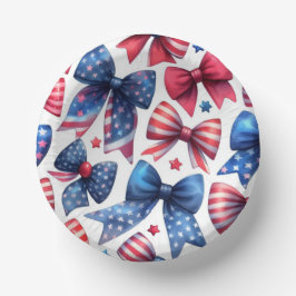 USA Field Day Bows Pappteller