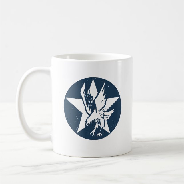 USA Fighting Squadron Insignia Kaffeetasse (Links)