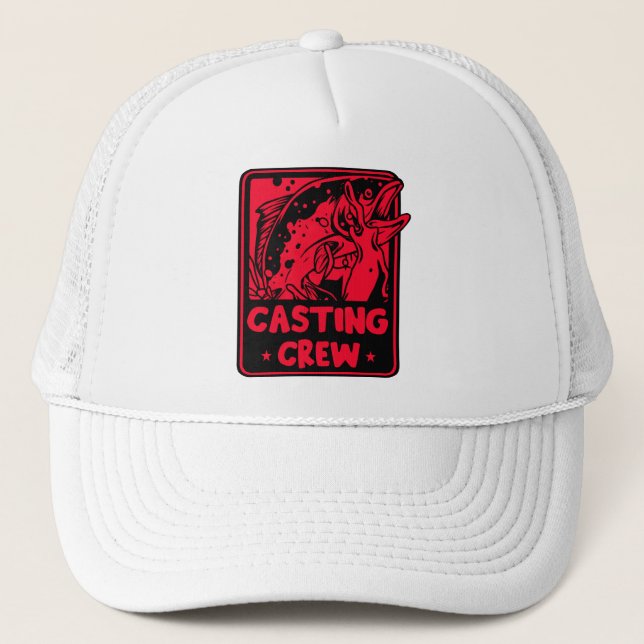 USA Fischen Truckerkappe (Vorderseite)