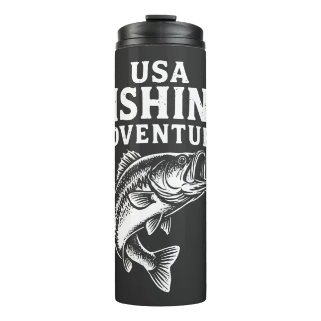 USA Fishing Adventure  Thermosbecher (Vorderseite)