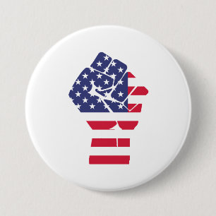 USA Fist Button