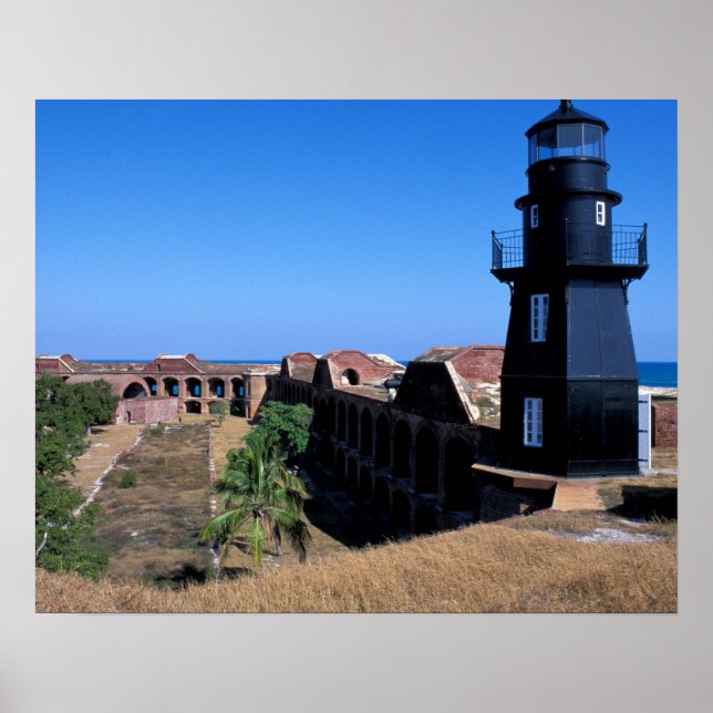 USA, FL, Florida Keys, Fort Jefferson, 1846, 2 Poster (Vorne)