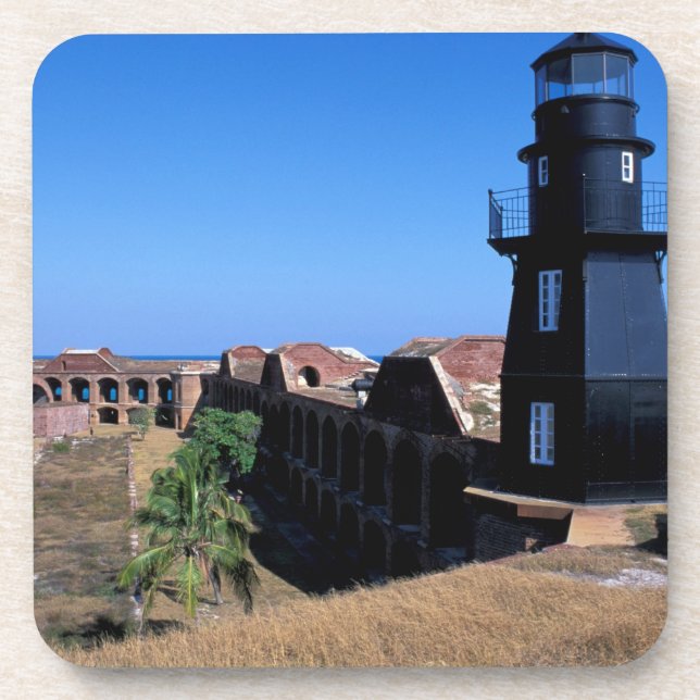 USA, FL, Florida Keys, Fort Jefferson, 1846, 2 Untersetzer (Vorderseite)