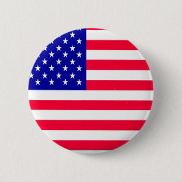 USA Flag 4. Juli Button