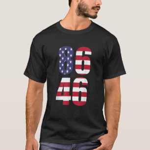 USA Flag 8646 Anti 86 46 Abstimmung Präsident 2 T-Shirt