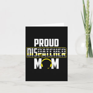 USA Flag 911 Dispatcher Mama 4. Juli Proud Disp Karte