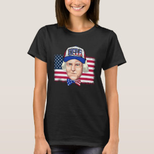 USA Flag American Cap George Washington Pullover H