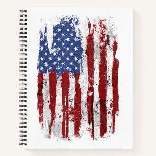 USA Flag American Flag USA 4t Notizbuch