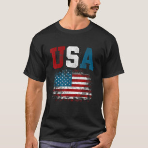 USA Flag American Flag USA 4t T-Shirt
