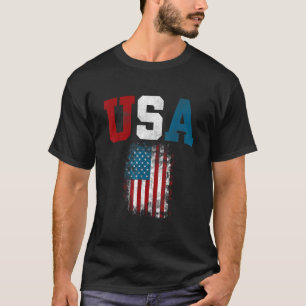 USA Flag American Flag USA 4t T-Shirt