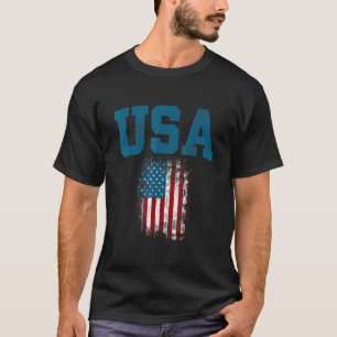 USA Flag American Flag USA 4t T-Shirt