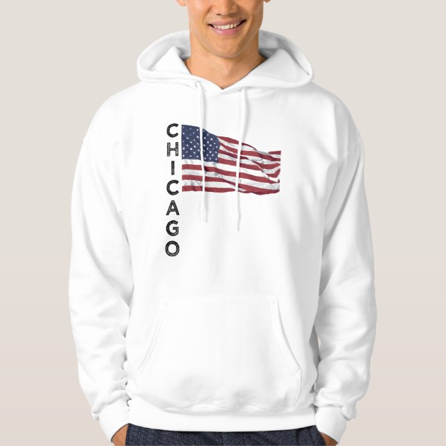 USA flag American pride United States patriot Hoodie (Vorderseite)