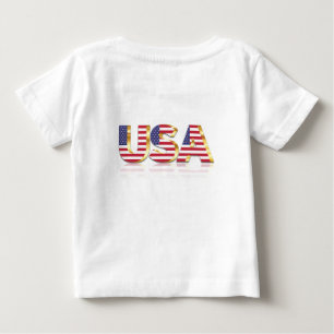 USA Flag Baby T - Shirt