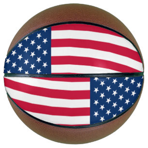 USA Flag Basketball USA
