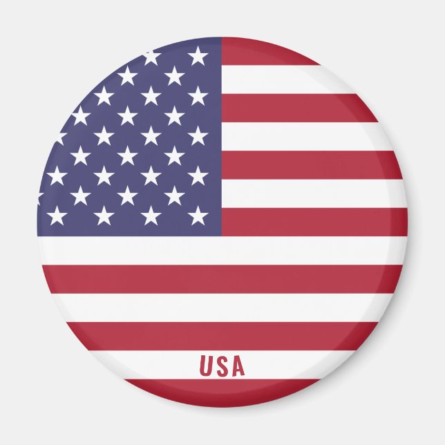 USA Flag Charming Patriotic Magnet (Vorne)