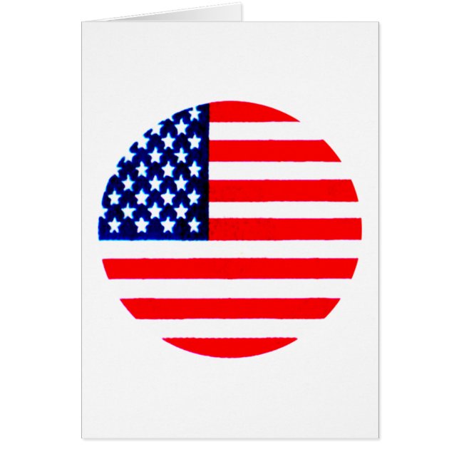 USA Flag Circle Tdhe MUSEUM Zazzle (Vorne)