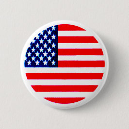 USA Flag Circle Tdhe MUSEUM Zazzle Button