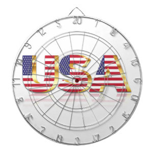 USA Flag Dart Board Dartscheibe